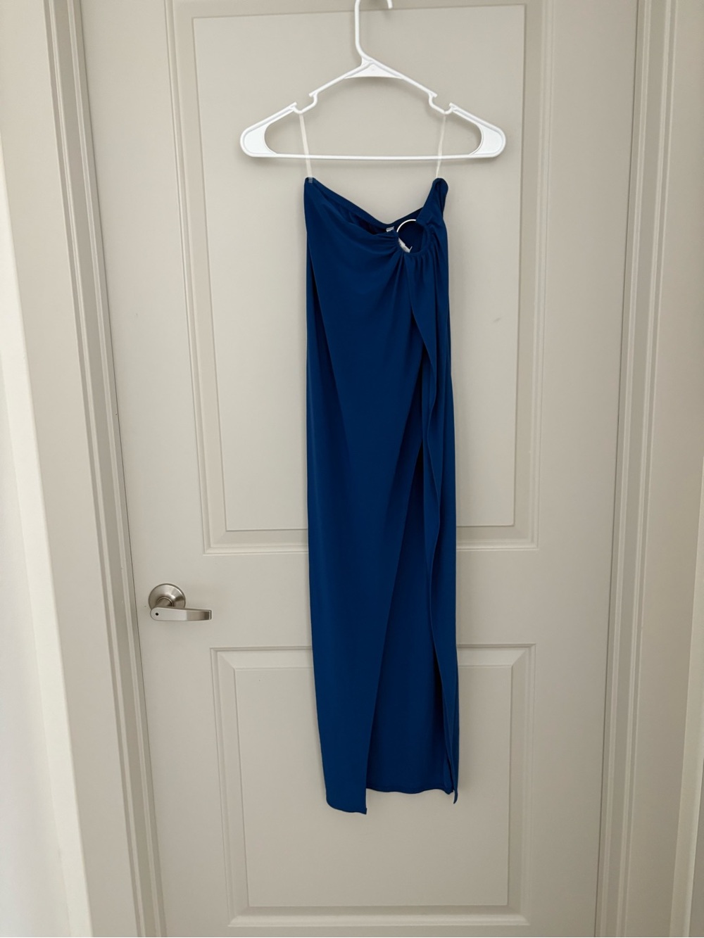 12th Tribe Royal Blue Maxi skirt  with Ring Detail NWT size M